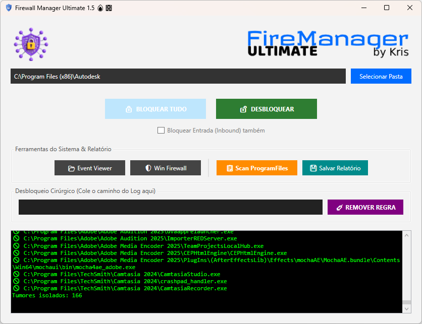 Firewall Manager Interface